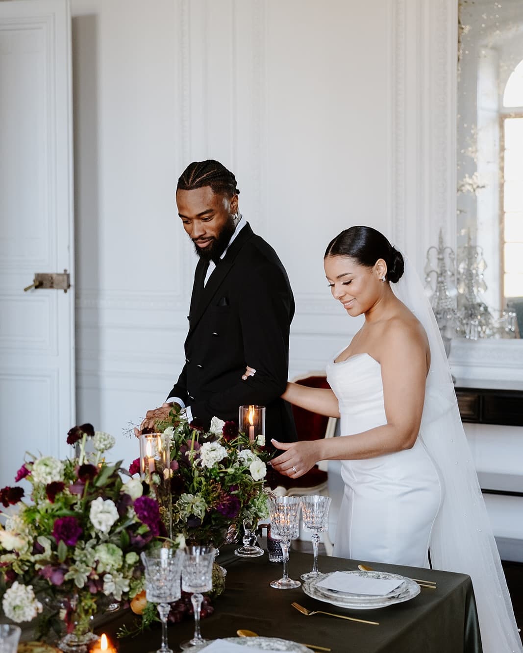 Scénographie Red Velvet au Château de Montgobert