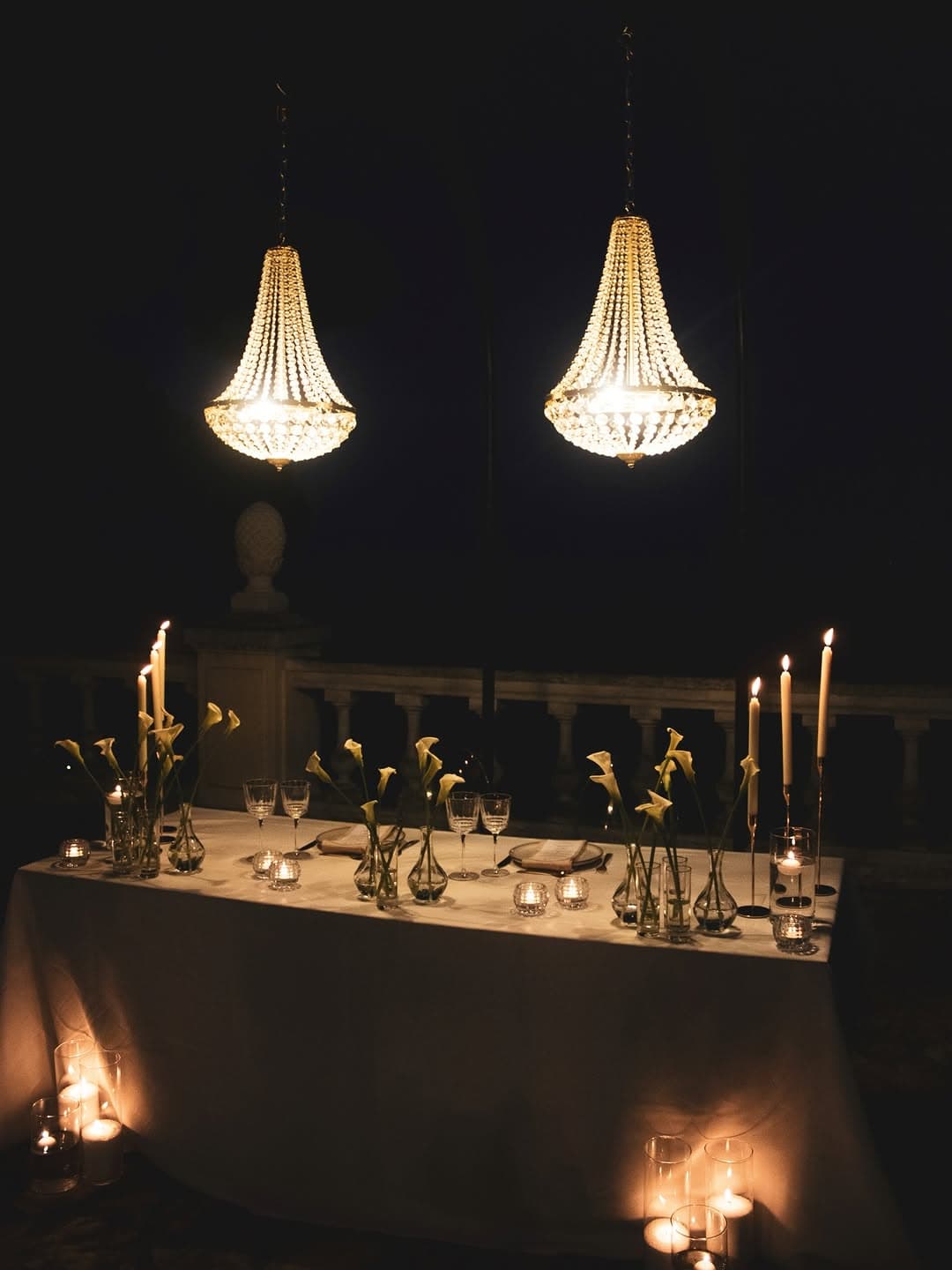 Dîner aux chandelles, scénographie Isabelle Planner